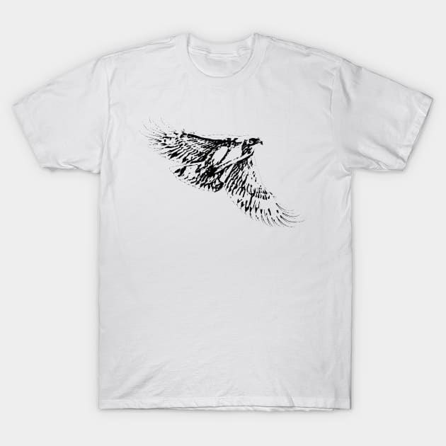 Hawk T-Shirt by Nimmersatt